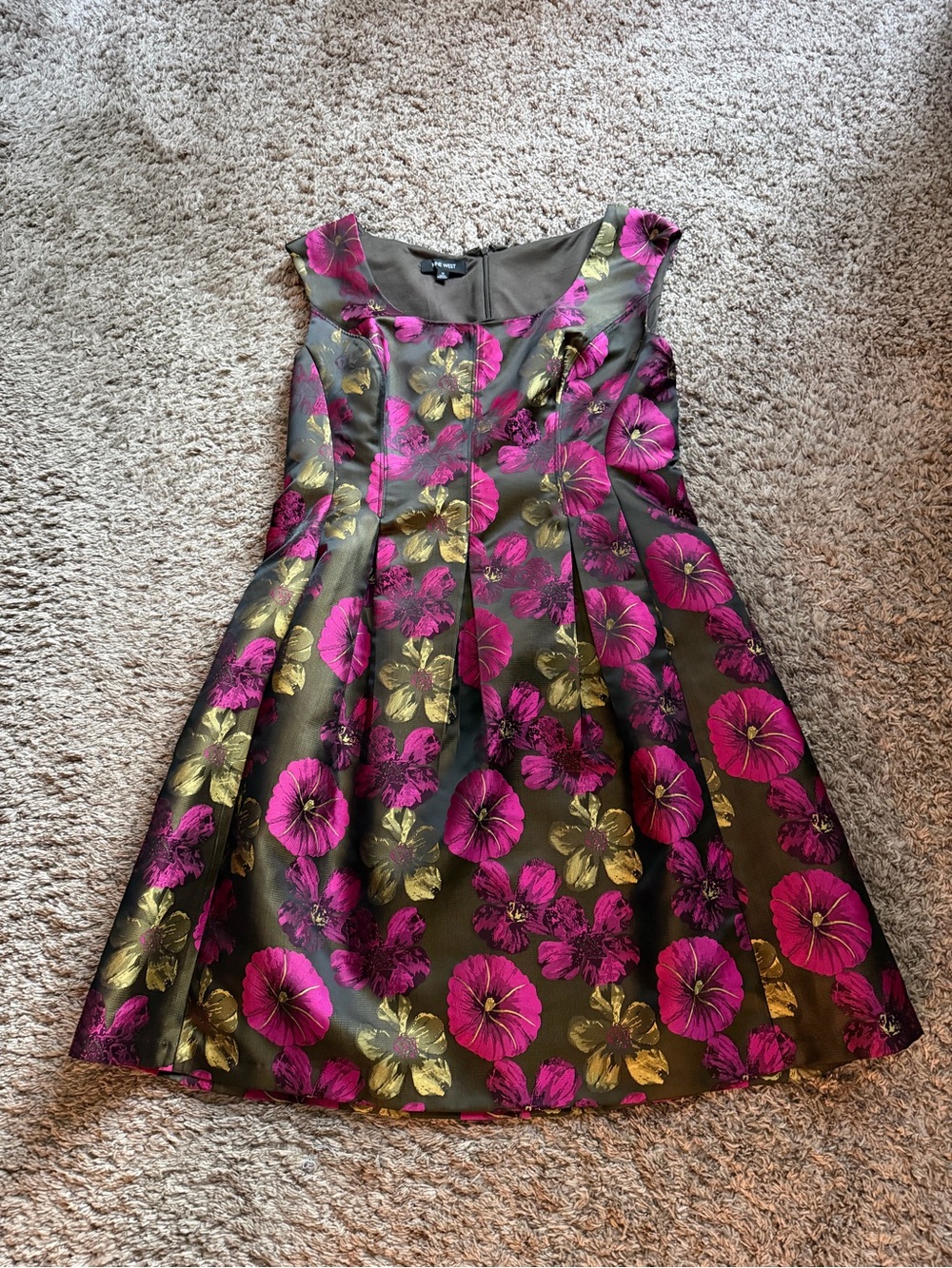 Nine West Floral Print Dress